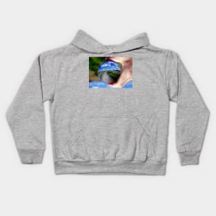 Crystal ball landscape Kids Hoodie